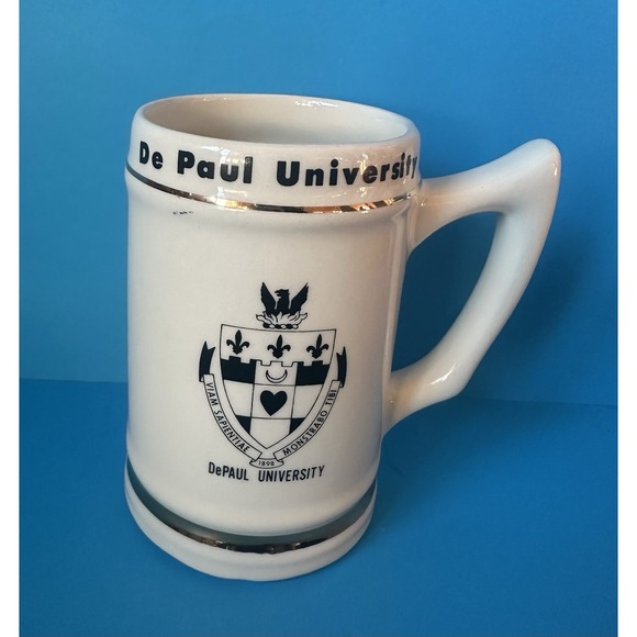Other - Vintage DePaul University Mug Stein Souvenir 5.5" Tall 1898